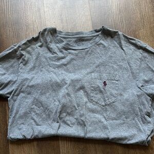 Ralph Lauren Gray Short Sleeve Polo Tee men’s size medium